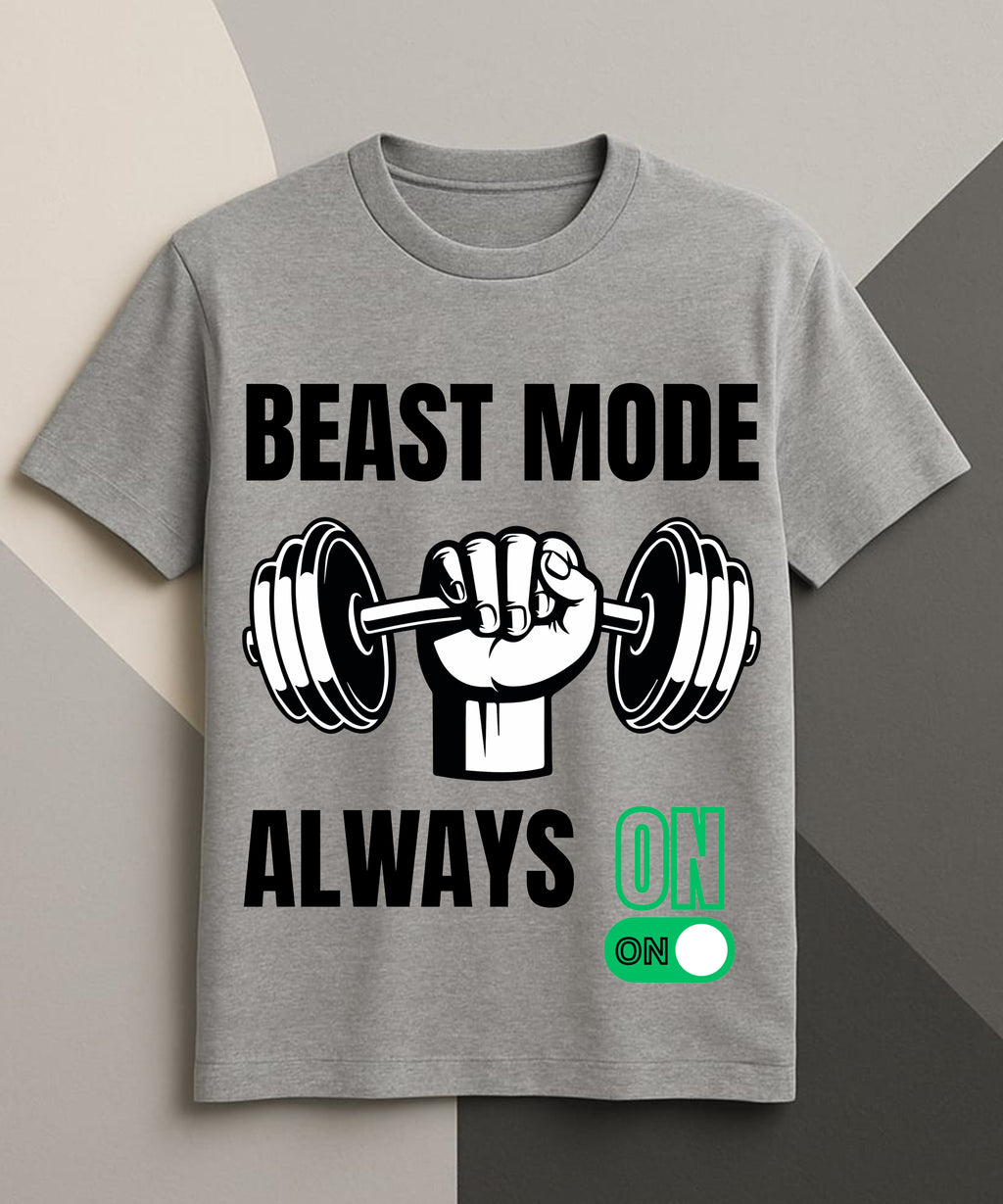 motivative gym t shirt(men)